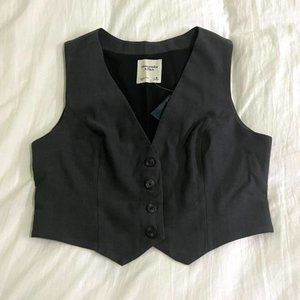 Menswear-style vest, NWT